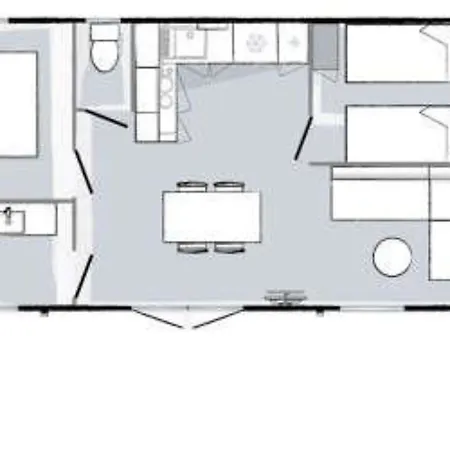 Mobil-home Avec Climatisation - 4 Pers. - Api-1-52-2268 * Les Vans